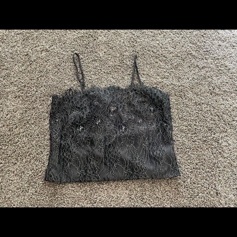 Vintage Kay Unger Lace Tank Top